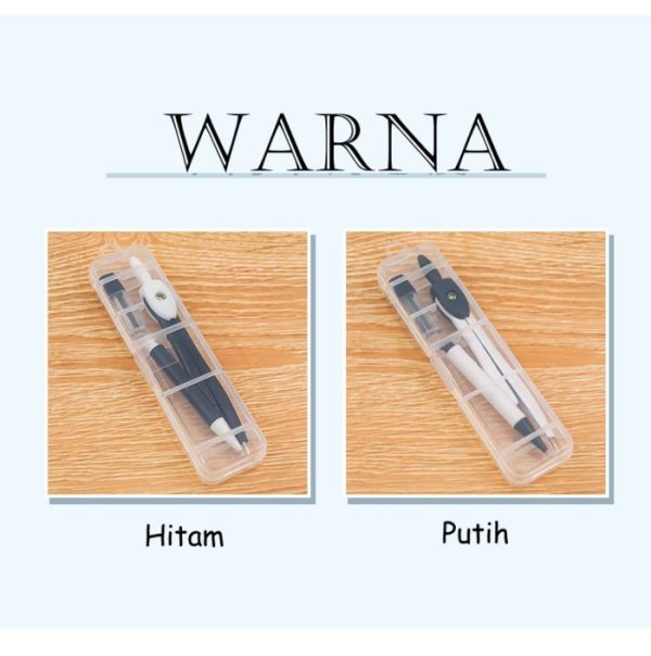 Jangka Matematika dengan pensil isi ulang, Math Compass for drawing - Image 5