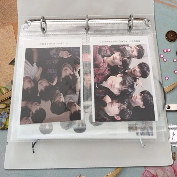 Binder Organizer A5 Plastik, Photocard ID card Album Binder