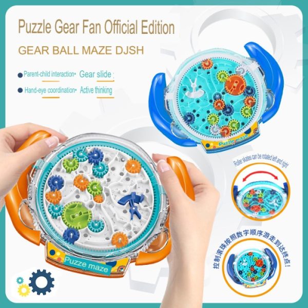 Mainan Puzzle Maze Funny Gear Labyrinth Konsentrasi IQ Balance Ball