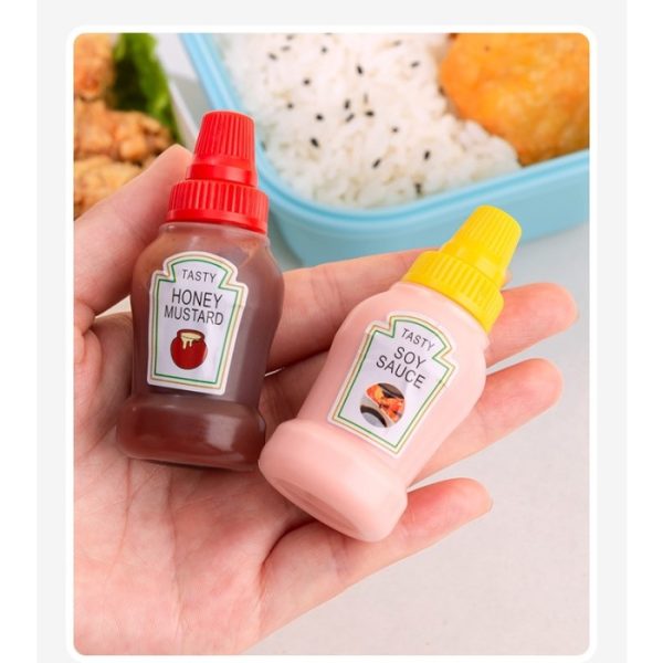 Tempat bumbu tempat kecap bekal anak, Botol saus kecap sambal bento