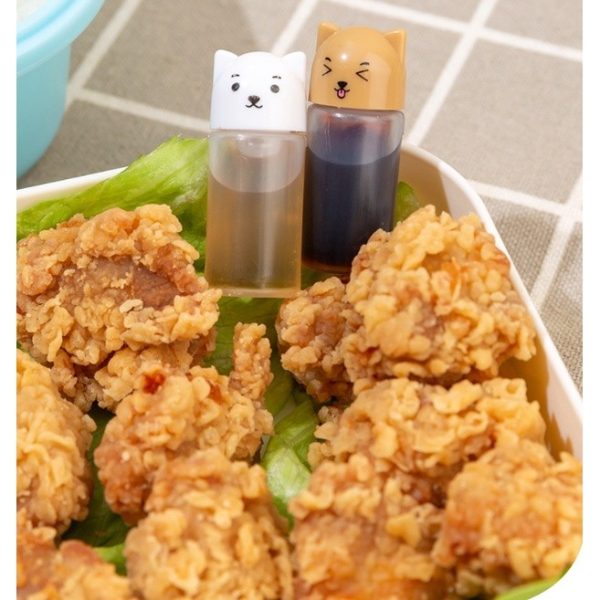 Tempat bumbu tempat kecap bekal anak, Botol saus kecap sambal bento - Image 3