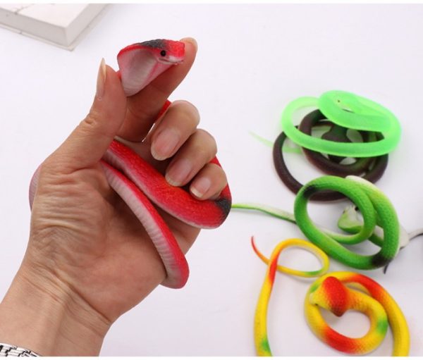 Mainan ular karet palsu, Fake Animal Snake toys - Image 3