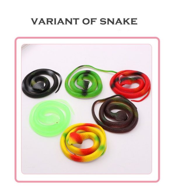 Mainan ular karet palsu, Fake Animal Snake toys - Image 4