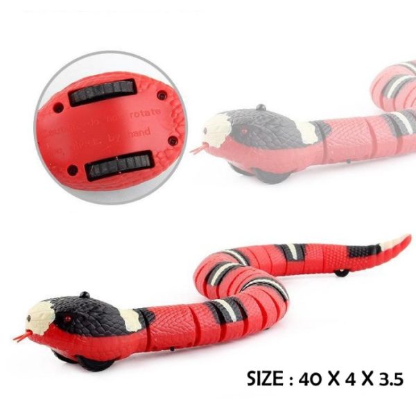 Mainan ular bergerak, Sensing Tricky Snake, Mainan kucing pet toys - Image 3