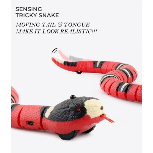 Mainan ular bergerak, Sensing Tricky Snake, Mainan kucing pet toys - Image 4