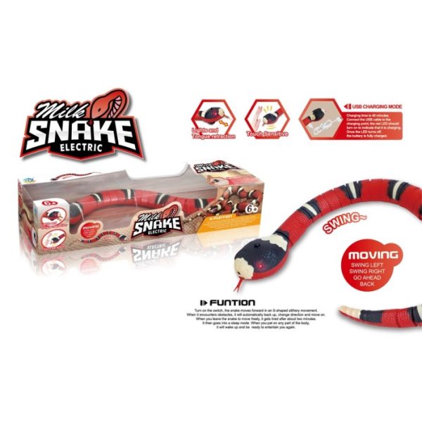 Mainan ular bergerak, Sensing Tricky Snake, Mainan kucing pet toys - Image 5