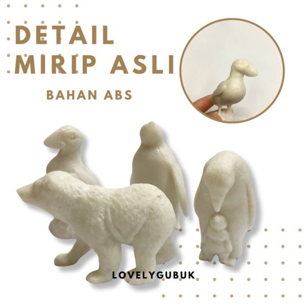 Mainan mewarnai action figure DIY art and craft bentu tabung animal - Image 4