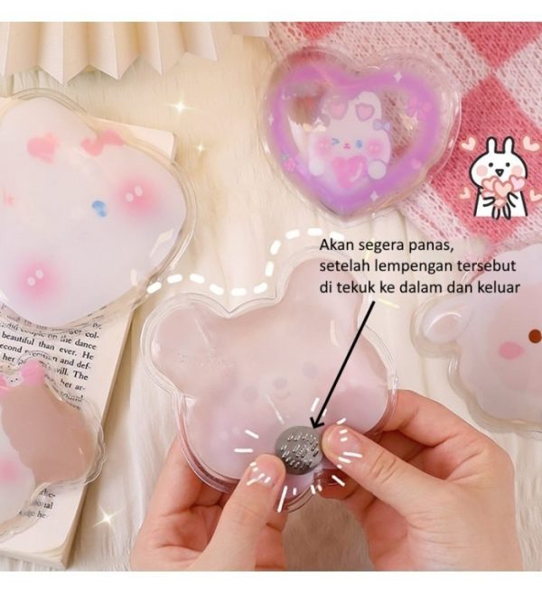 Kompres Penghangat Tangan, Warm Pad Gel, Penghangat Mini Motif Kartun - Image 2