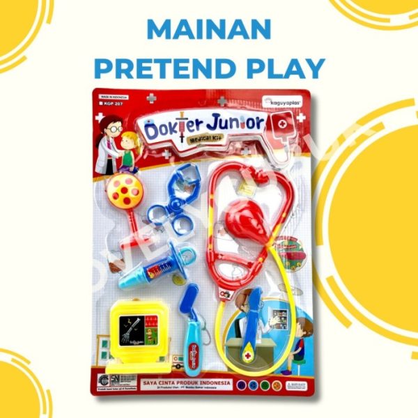 [LOGU] Mainan dokter junior medical kit, Mainan pretend play dokter KGP 208 KGP 207 - Image 2