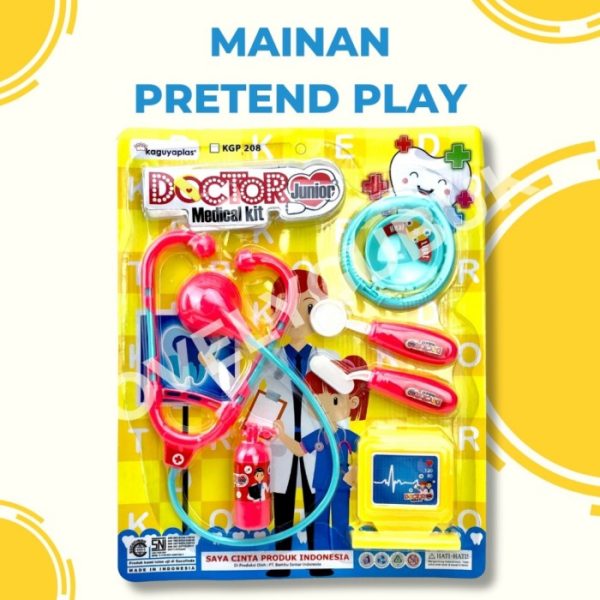 [LOGU] Mainan dokter junior medical kit, Mainan pretend play dokter KGP 208 KGP 207 - Image 3