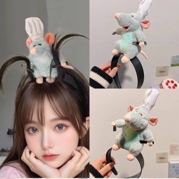 Aksesoris Rambut Bando Boneka jepit rambut monster, Bando boneka rambut warna warni monster gigi lucu - Image 8