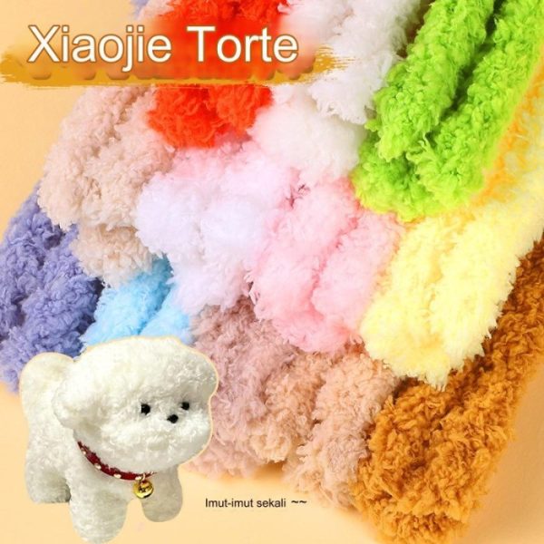 [Fluffy] Kawat Bulu Wol Mercy Fluffy, Kawat Bulu DIY, Kawat Bulu bahan Craft,Make Your Own Twirly Bar Pup - Image 2