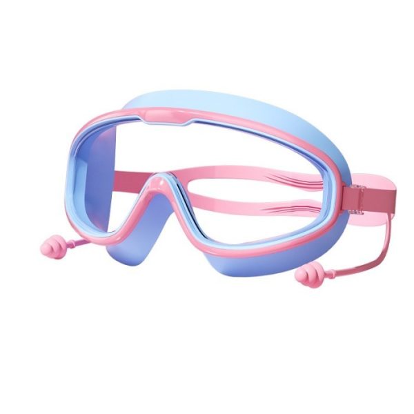 Kacamata renang dewasa, Kacamata polos anti fog big frame, Swimming goggles wide glass - Image 6