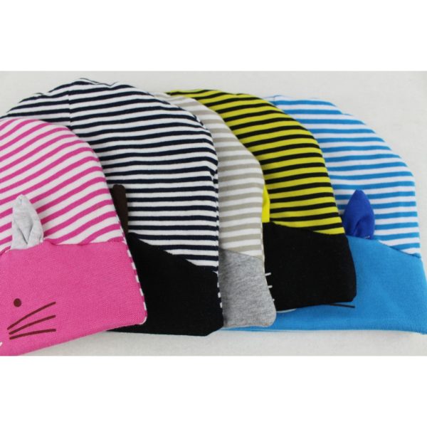 [LOGU] Topi kupluk lucu 3D anak, topi kuping kucing lebah, kitty ear hat - Image 4