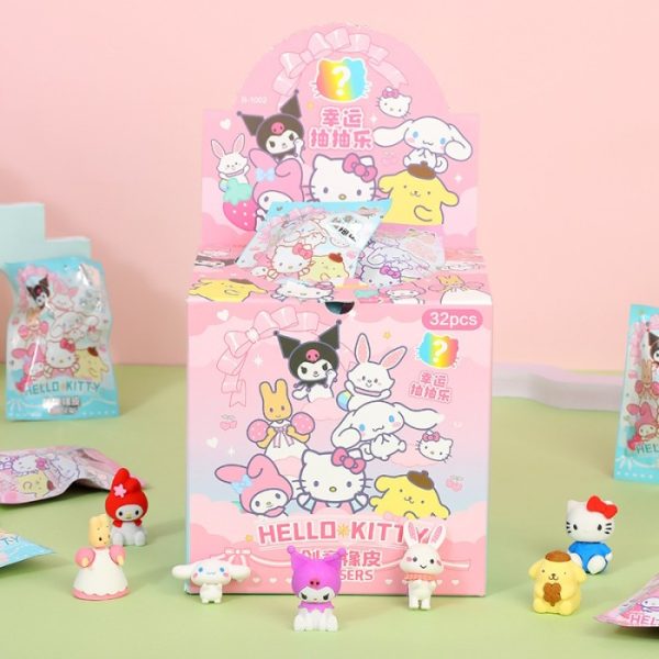 Penghapus kartun lucu, Blind box cute cartoon eraser,Koleksi penghapus - Image 2