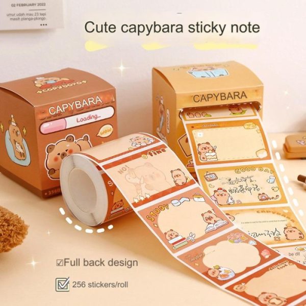 Stiker Capybara, Sticker Capibara roll stiker nama - Image 5