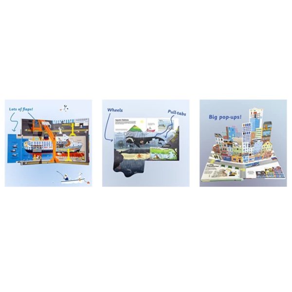 The Ultimate Book Of Vehicles, Cities, Space, Buku impor edukasi anak - Image 3