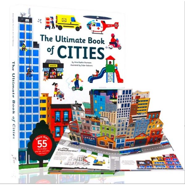 The Ultimate Book Of Vehicles, Cities, Space, Buku impor edukasi anak - Image 4