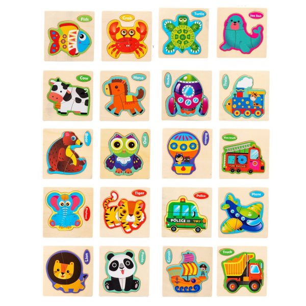 [LOGU]Puzzle jigsaw anak baru, Mainan puzzle anak, Puzzle kayu anak, Mainan edukasi - Image 6