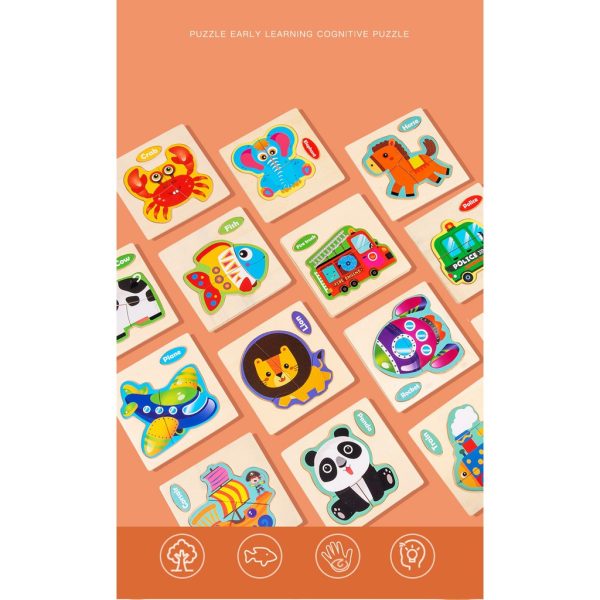 [LOGU]Puzzle jigsaw anak baru, Mainan puzzle anak, Puzzle kayu anak, Mainan edukasi - Image 7