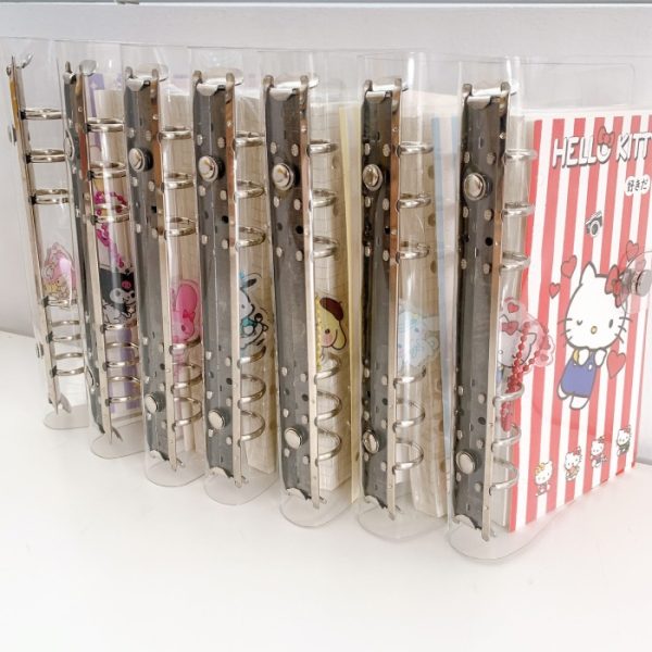 Binder A6 100 Lembar kertas + gantungan, Binder 6 ring Sanrio Lucu, Notebook Lucu, Journaling Book - Image 2