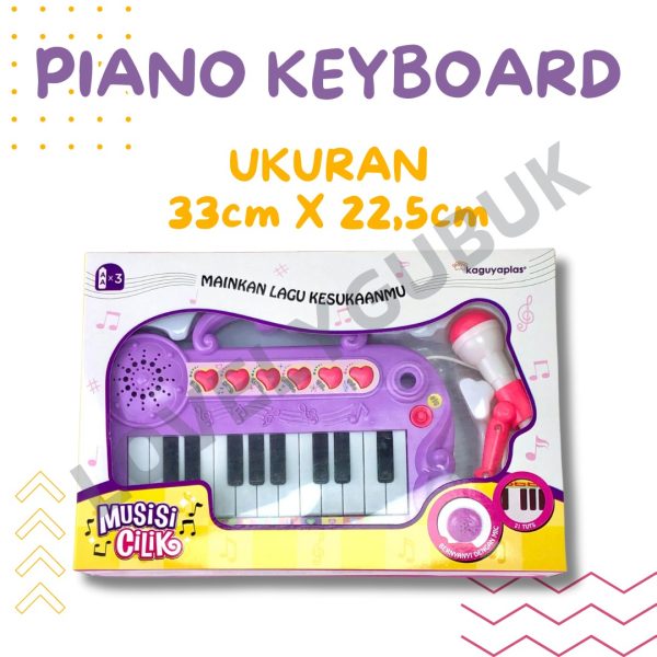 Mainan Baby Musical Alat Musik Piano Mic Musisi Cilik - KGP2010/KGP2011