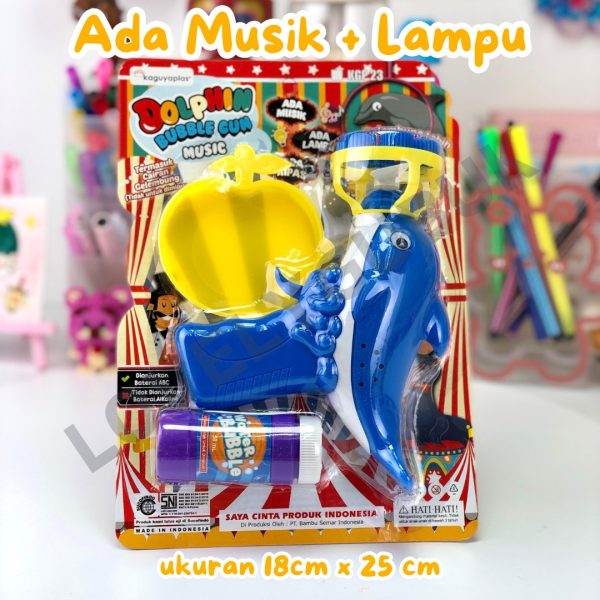 Mainan gelembung bubble gun Dolphin Whale Gattling KGP22 23 37 38 - Image 3