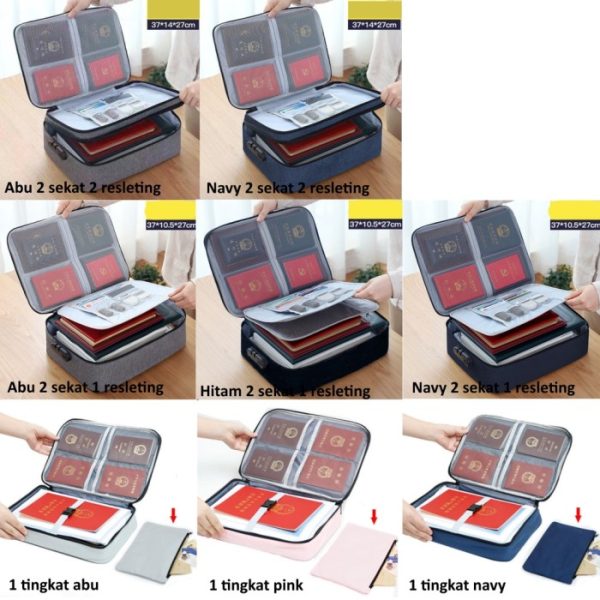 Tempat penyimpanan dokumen, Document Travel organizer - Image 2