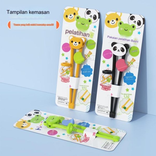 Children chopstick kartun, Sumpit belajar anak, Sumpit belajar motorik anak