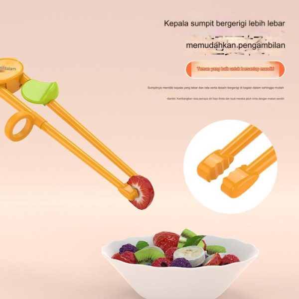 Children chopstick kartun, Sumpit belajar anak, Sumpit belajar motorik anak - Image 4