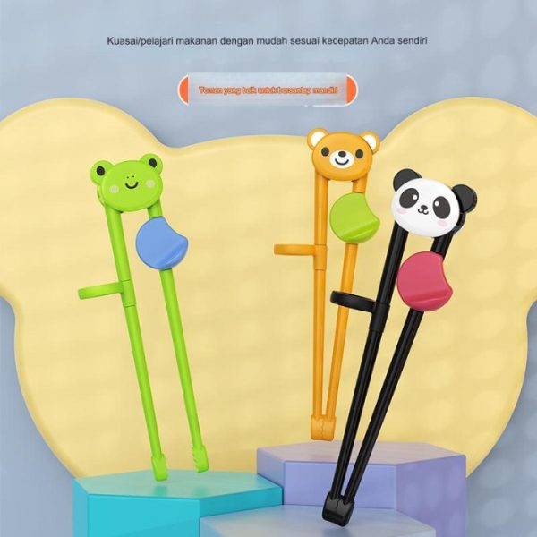 Children chopstick kartun, Sumpit belajar anak, Sumpit belajar motorik anak - Image 6