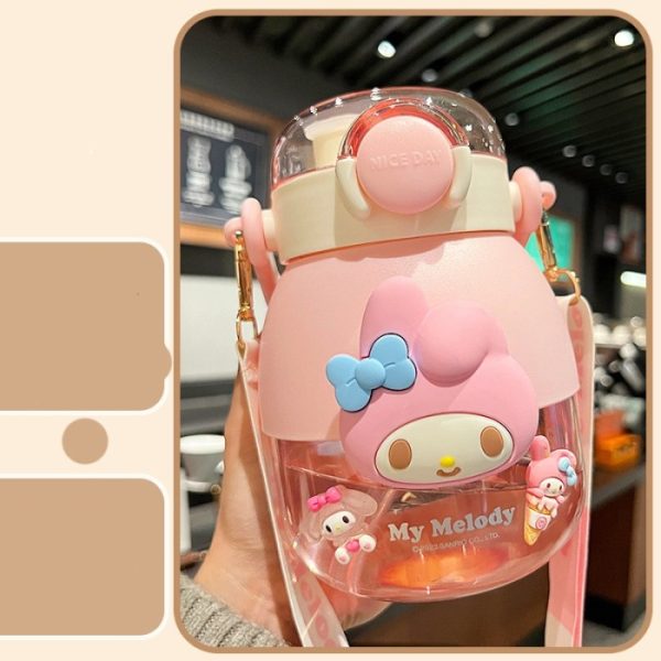 [HANYA BATAM] Botol Minum Sanrio Kapasitas Besar 1 Liter 2 kepala - Image 4