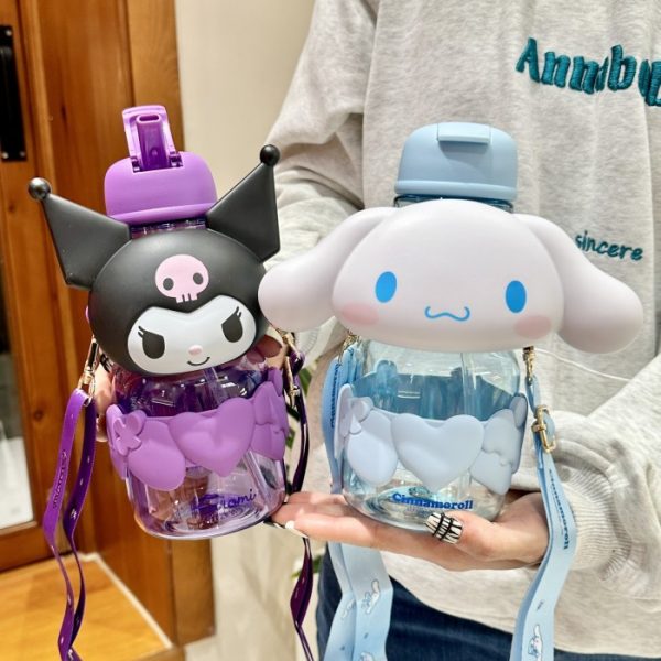 [HANYA BATAM] Botol Sanrio Kuromi Cinnamoroll Kepala besar Hati