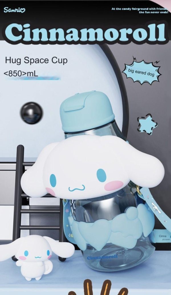 [HANYA BATAM] Botol Sanrio Kuromi Cinnamoroll Kepala besar Hati - Image 2