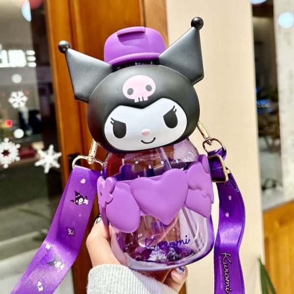 [HANYA BATAM] Botol Sanrio Kuromi Cinnamoroll Kepala besar Hati - Image 6