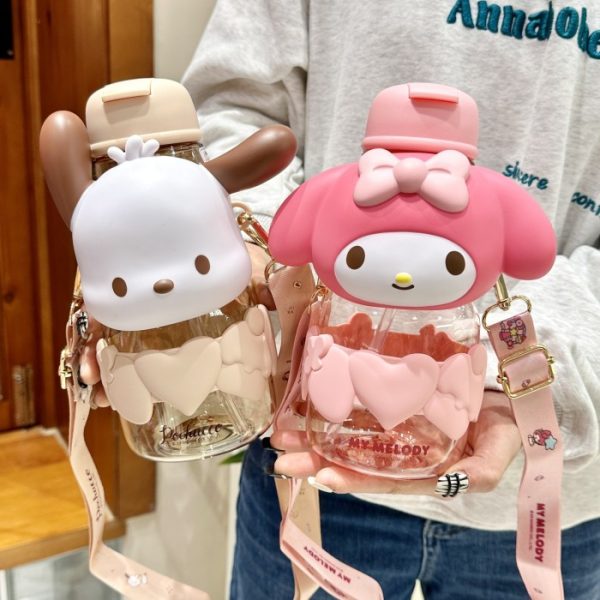 [HANYA BATAM] Botol Sanrio Kuromi Cinnamoroll Kepala besar Hati - Image 7