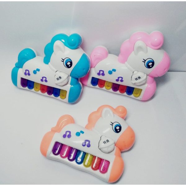 [LOGU] Mainan whack a mole unicorn, Mainan piano mini multi fungsi anak