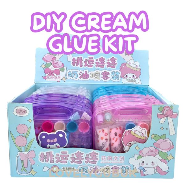 Mainan DIY Ice cream glue set kerajinan tangan, Art and Craft Kotak Ice Cream - Image 4