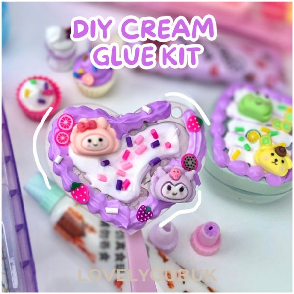 Mainan DIY Ice cream glue set kerajinan tangan, Art and Craft Kotak Ice Cream - Image 6