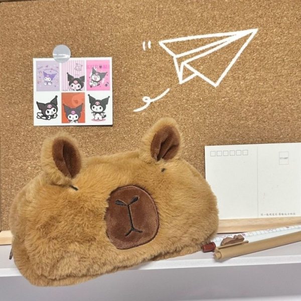 Kotak pensil kapibara, Tempat ATK Stationery pencil case lucu capybara - Image 8