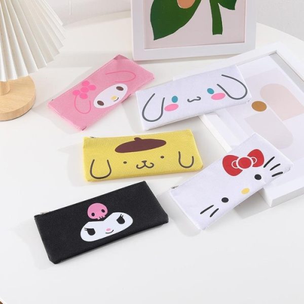 Kotak pensil sanrio tipis, Tempat ATK Stationery pencil case lucu