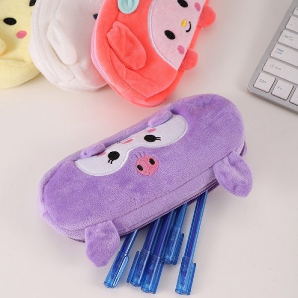 Kotak pensil sanrio lembut, Tempat ATK Stationery pencil case lucu - Image 5