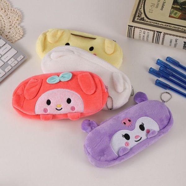 Kotak pensil sanrio lembut, Tempat ATK Stationery pencil case lucu - Image 7