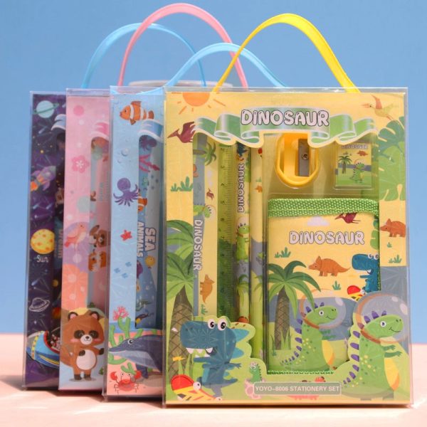 [LOGU] Stationery set anak, Alat tulis set 6 in 1 hadiah souvenir