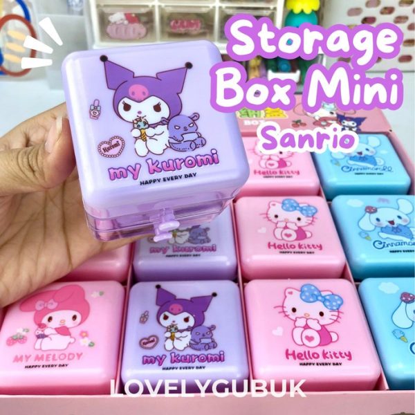 [HANYA BATAM] Laci mini kuromi cinnamoroll lucu, Mini Drawer, Laci kecil tempat aksesoris, Mini storage - Image 2