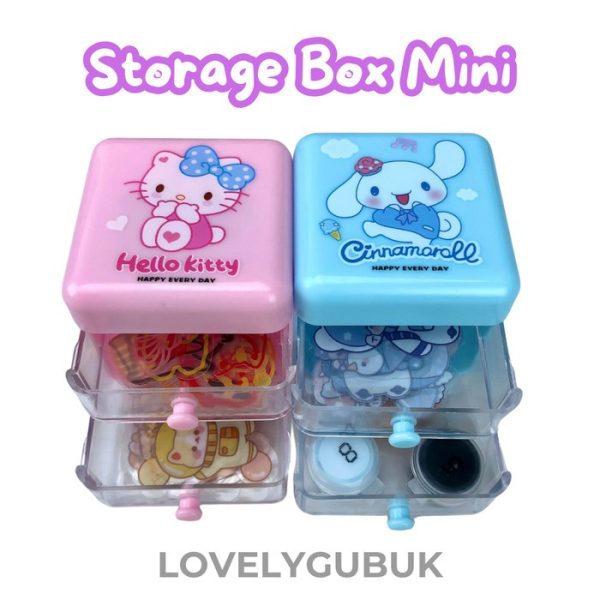 [HANYA BATAM] Laci mini kuromi cinnamoroll lucu, Mini Drawer, Laci kecil tempat aksesoris, Mini storage - Image 6