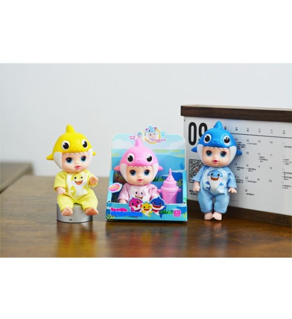 Mainan baby doll shark do, Mainan bayi kostum nyanyi baby shark lucu - Image 2