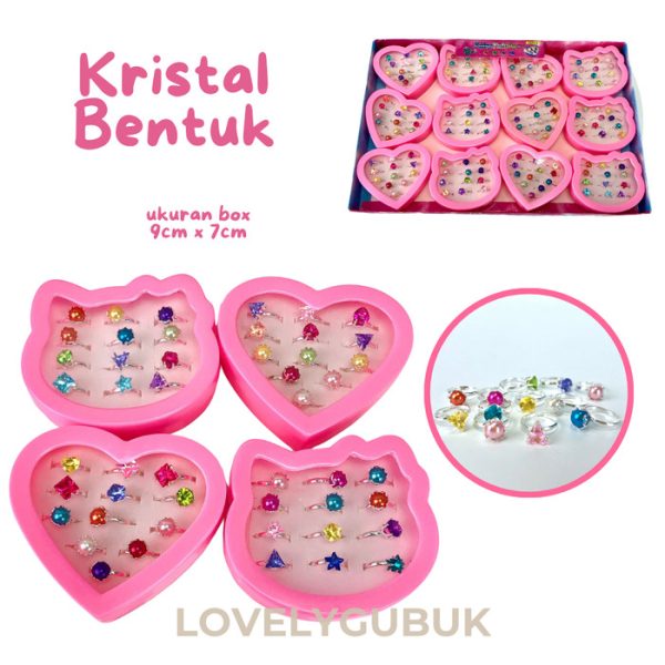 Cincin mainan anak princess kristal, Cincin anak putri - Image 7