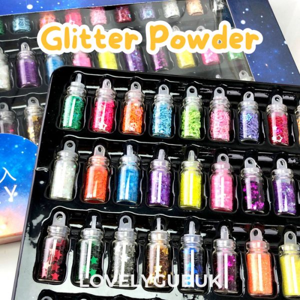 Botol Glitter blink blink anak, Aksesoris DIY Glitter kilat kelap kelip - Image 2