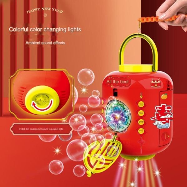 Mainan lampion lantern bubble tiup, Bubble busa lantern lampion mooncake